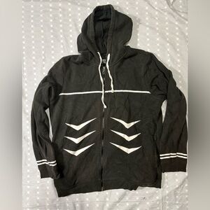 Tokyo Ghoul Ken Kaneki Black Zip-Up Hoodie L